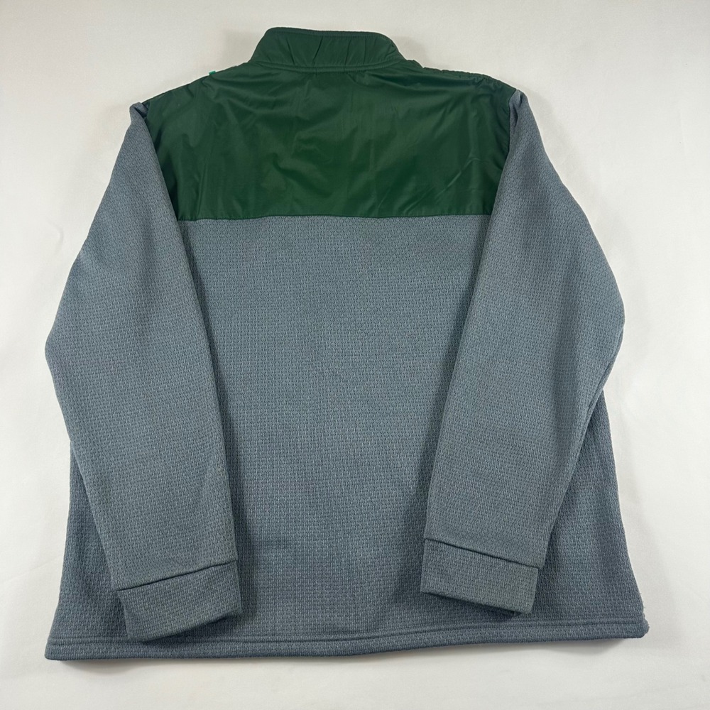 Michigan State Spartans Full‎ Zip Jacket Rivalry Threads 91 Mens XL Green Gray - Picture 9 of 11